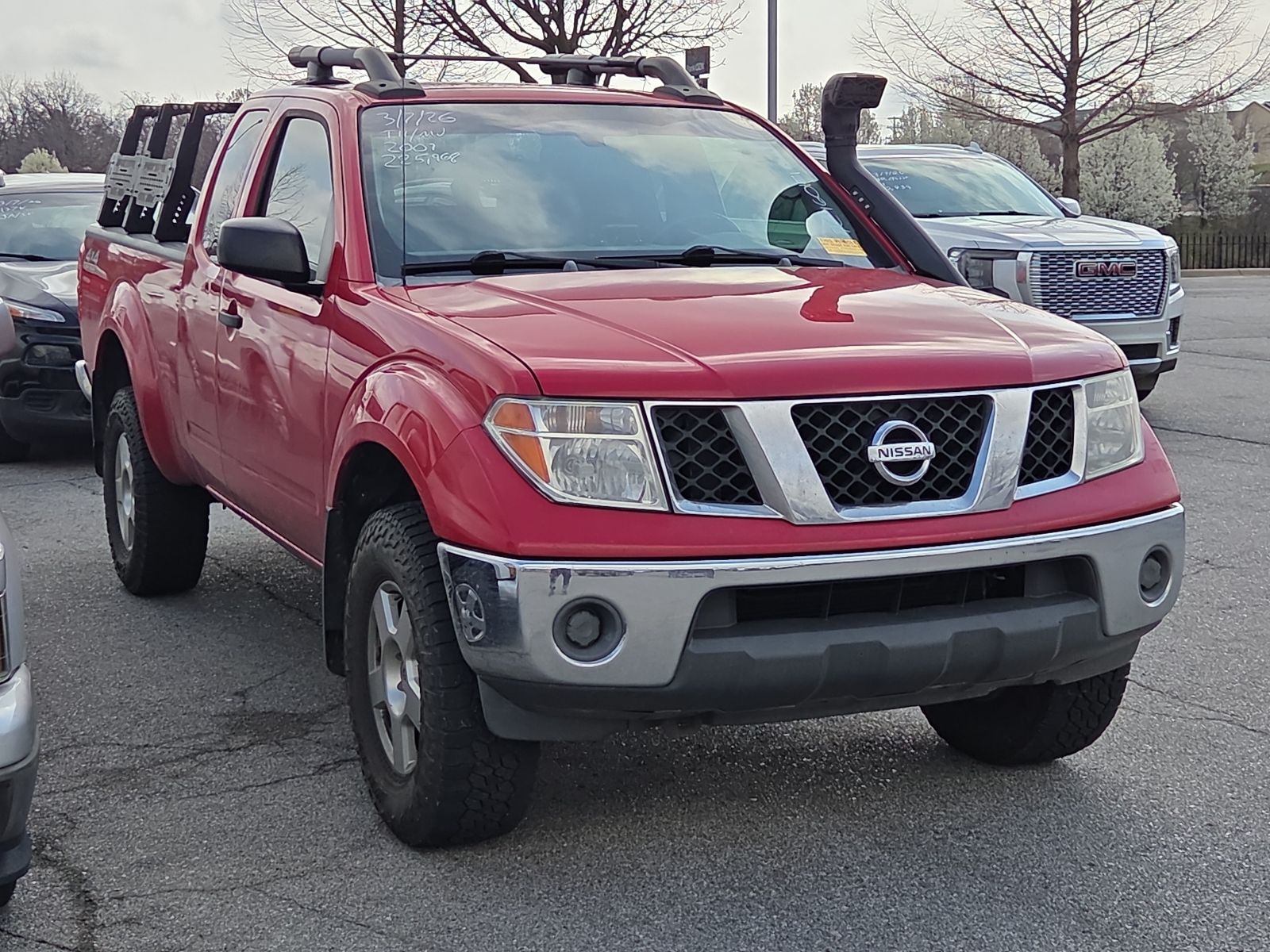 Red Alert 2007 Nissan Frontier SE King Cab 4WD Pickup Truck Four-Wheel Drive 6-Speed Manual Overdrive