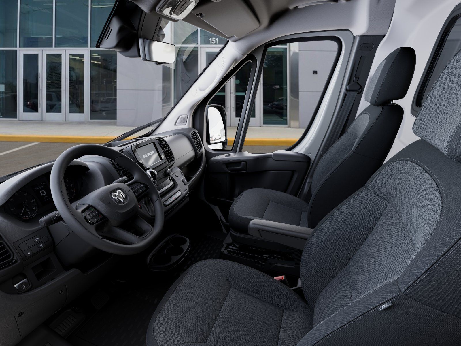2026 Ram ProMaster 3500 High Roof White at AutoSavvy Houston Southwest