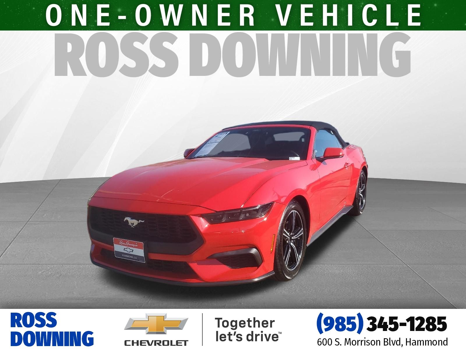 2025 Ford Mustang EcoBoost Premium Convertible RWD
