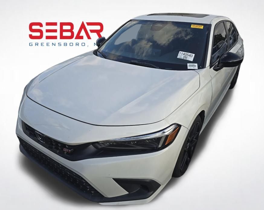 White 2022 Honda Civic Sedan Front-Wheel Drive 6-Speed Manual