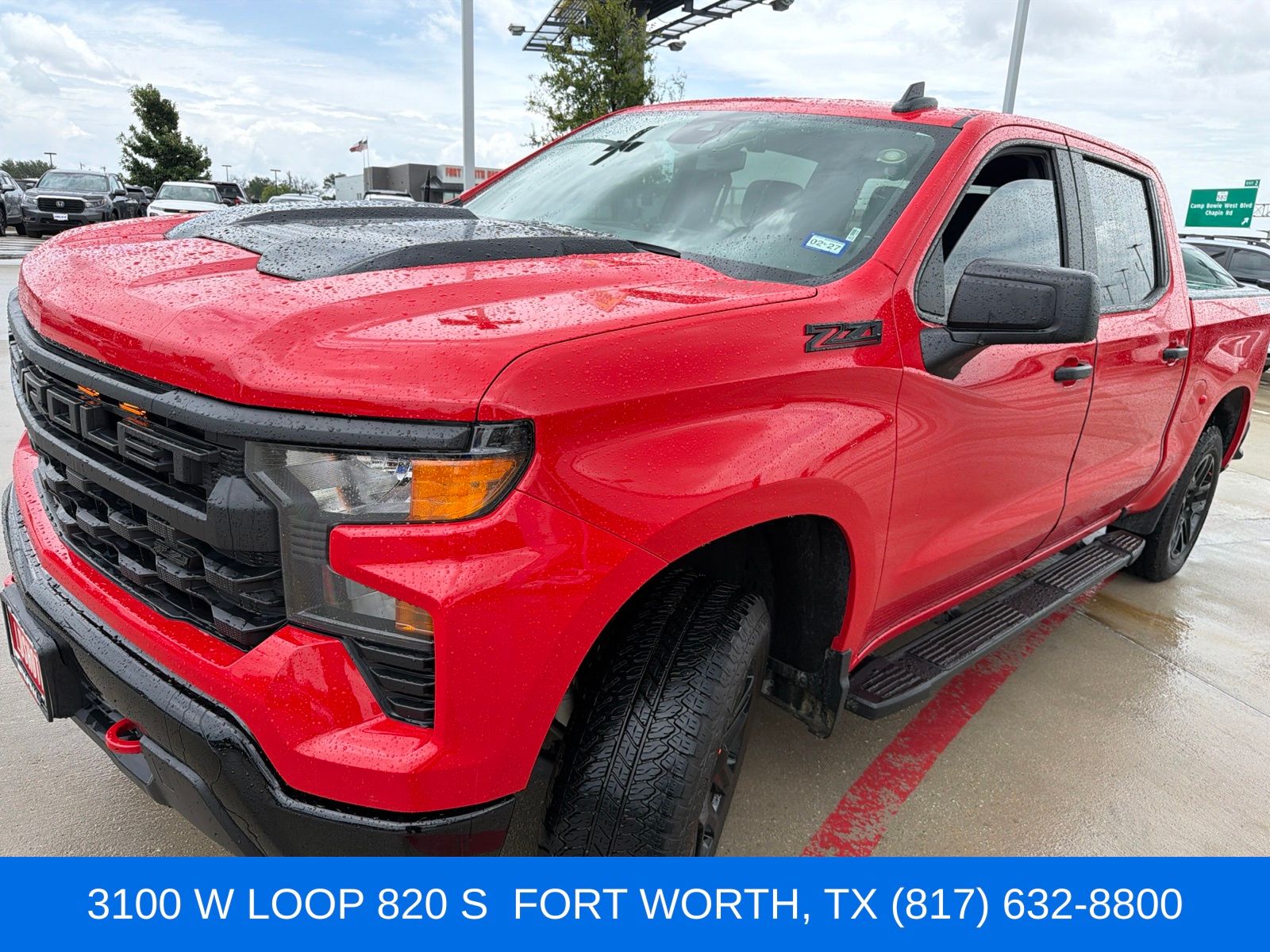 Red Hot 2025 Chevrolet Silverado 1500 Pickup Truck Four-Wheel Drive Automatic