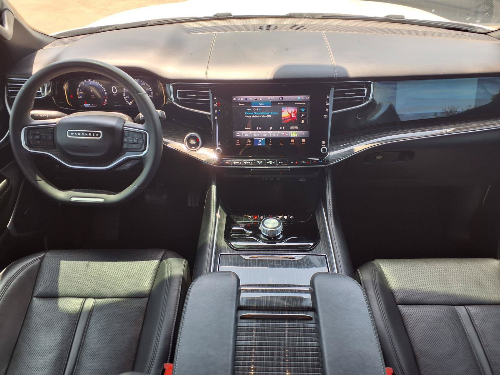 2022 Jeep Wagoneer Series II White at Texan Dodge Chrysler Jeep Ram