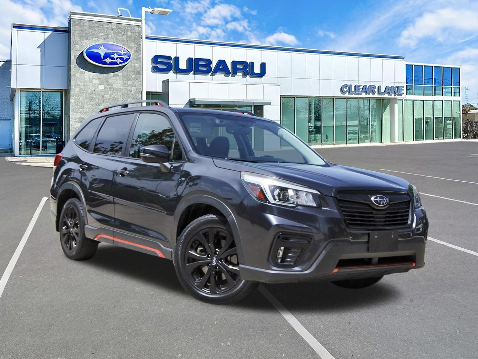 Dark Gray Metallic 2019 Subaru Forester SUV / Crossover All-Wheel Drive Continuously Variable Transmission