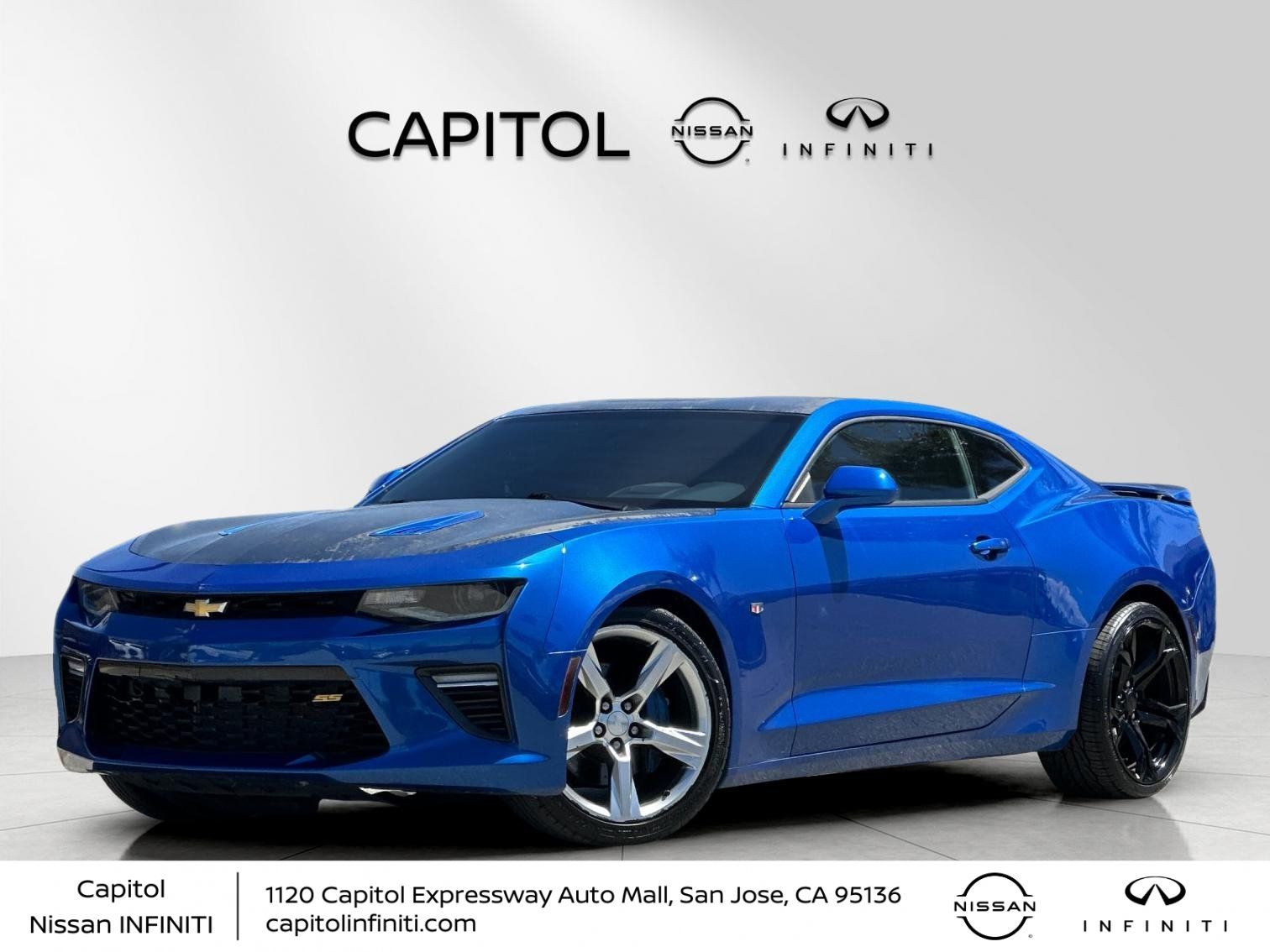 Hyper Blue Metallic 2016 Chevrolet Camaro Coupe Rear-Wheel Drive 8-Speed Automatic