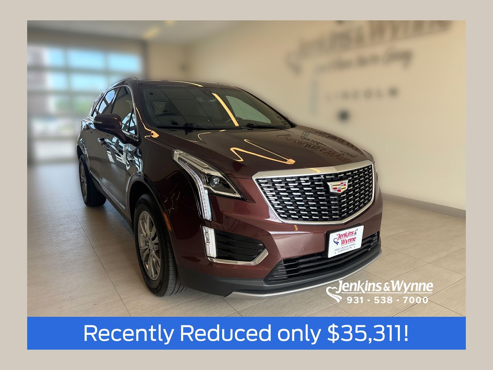 Rosewood Metallic 2023 Cadillac XT5 SUV / Crossover Four-Wheel Drive 9-Speed Automatic