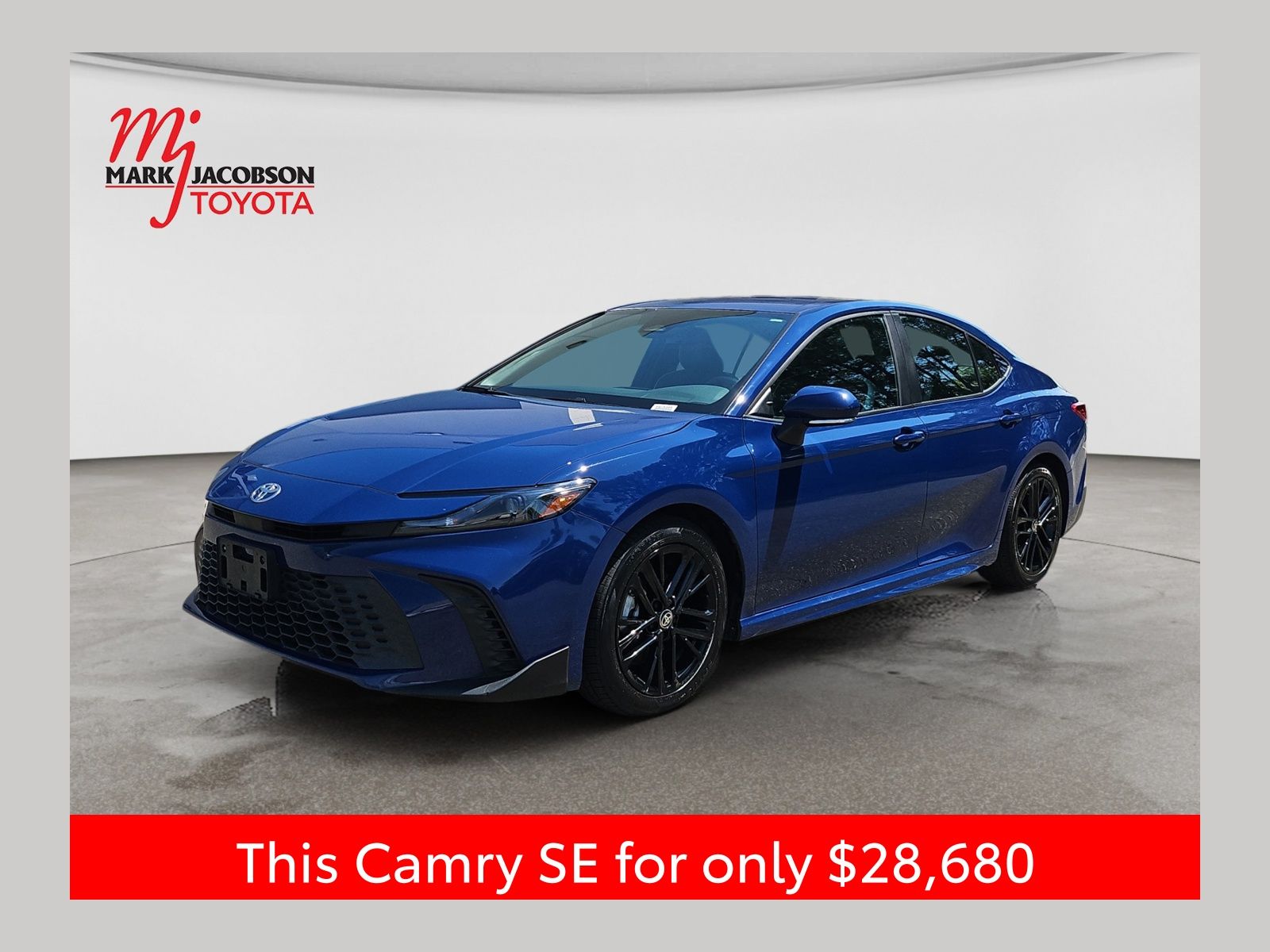 Reservoir Blue 2025 Toyota Camry Sedan Front-Wheel Drive Continuously Variable Transmission