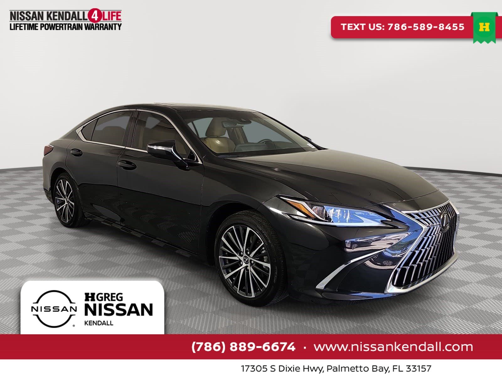Black (Caviar) 2025 Lexus ES Sedan Front-Wheel Drive 8-Speed Automatic