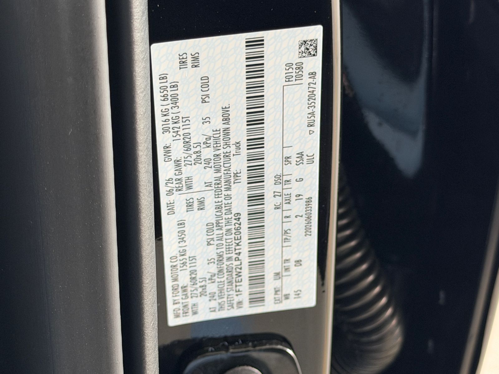 New 2026 Agate Black Metallic Ford STX image 33