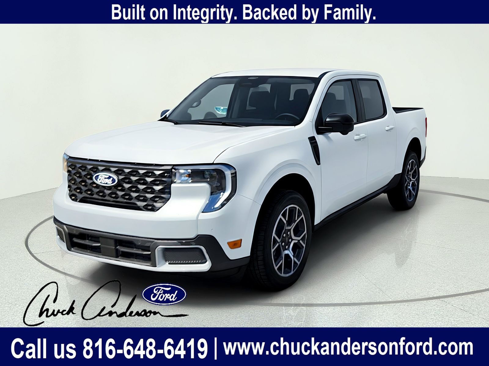 Space White Metallic 2026 Ford Maverick Pickup Truck All-Wheel Drive 8-Speed Automatic
