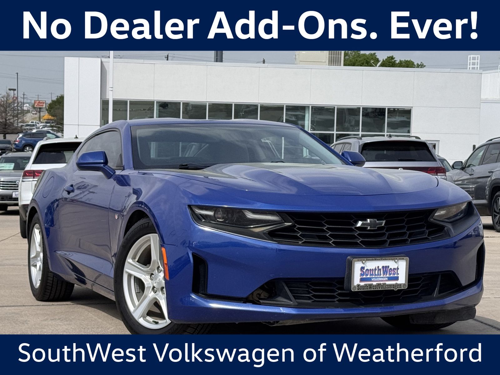 Riverside Blue Metallic 2019 Chevrolet Camaro 1LT Coupe RWD Coupe Rear-Wheel Drive 8-Speed Automatic