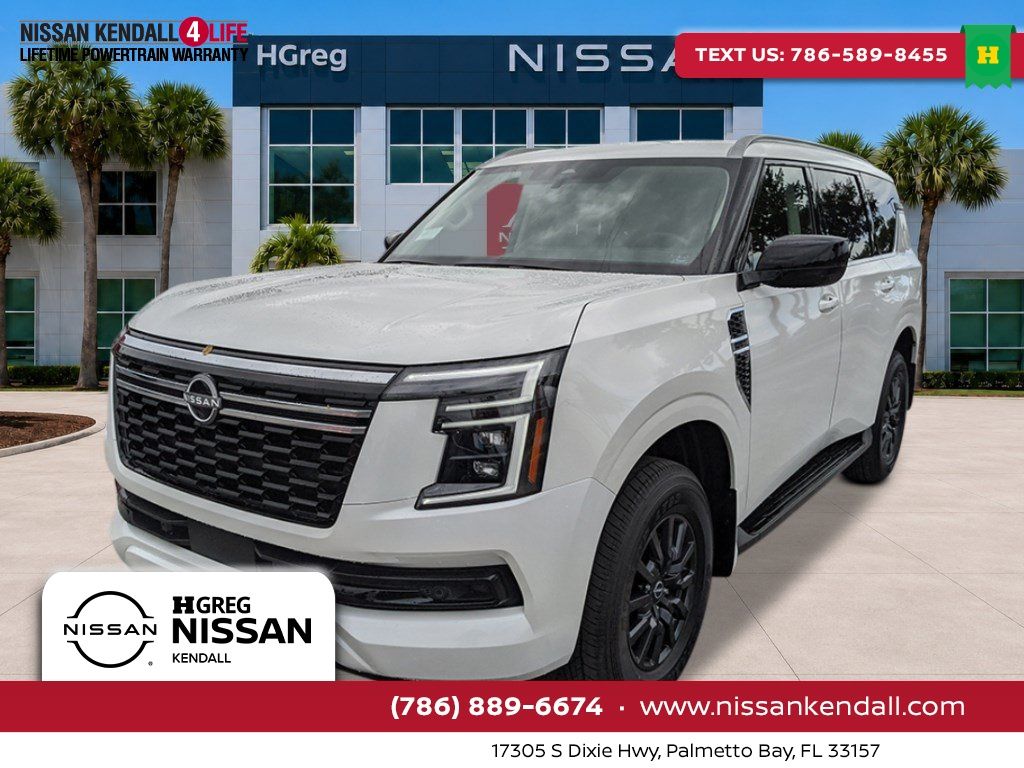 Aspen White Tricoat 2026 Nissan Armada SUV / Crossover Four-Wheel Drive 9-Speed Automatic