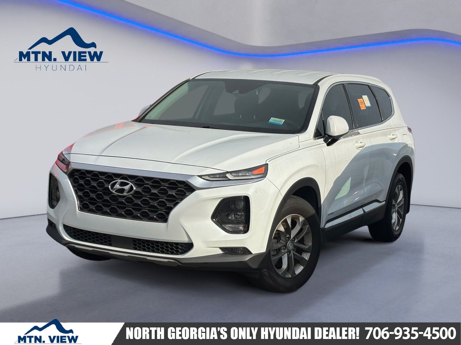 Quartz White 2019 Hyundai Santa Fe 2.4L SEL FWD SUV / Crossover Front-Wheel Drive Automatic