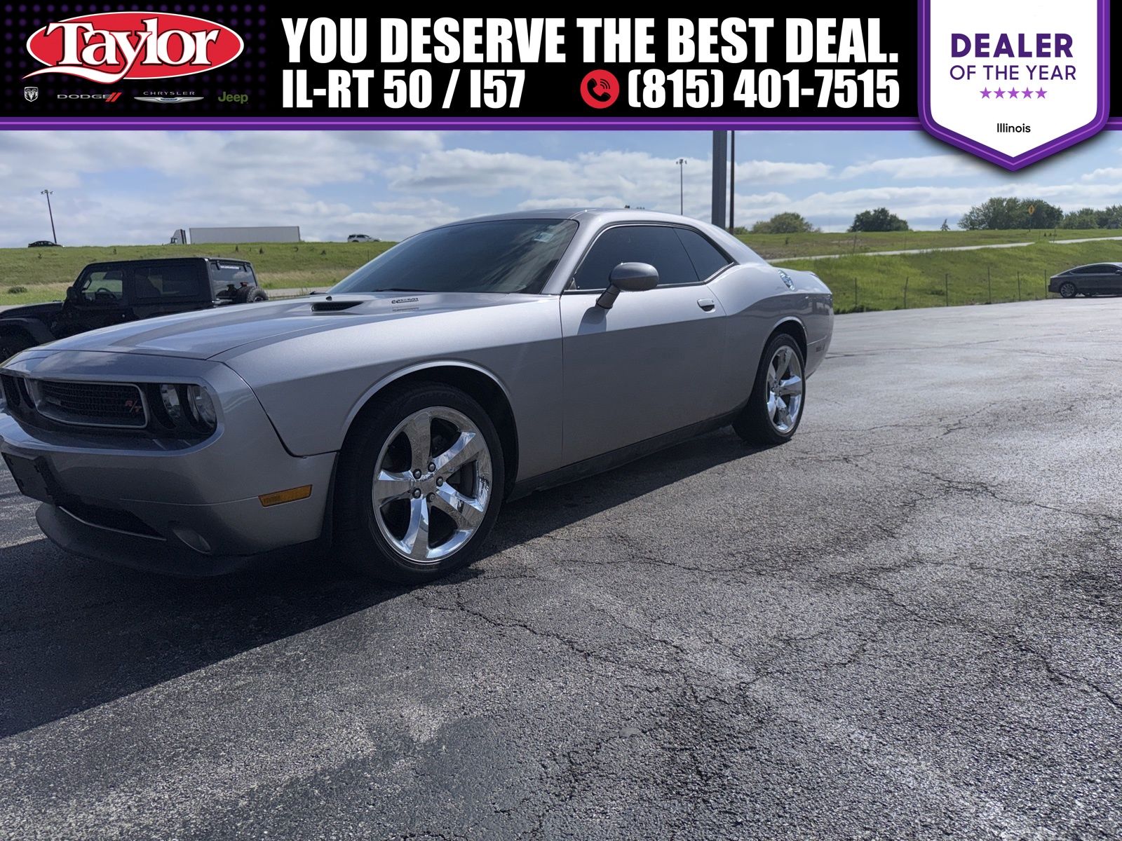 Billet Silver Metallic Clearcoat 2014 Dodge Challenger R/T RWD Coupe Rear-Wheel Drive 5-Speed Automatic