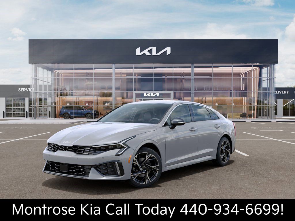 Gray 2026 Kia K5 Sedan Front-Wheel Drive 8-Speed Automatic