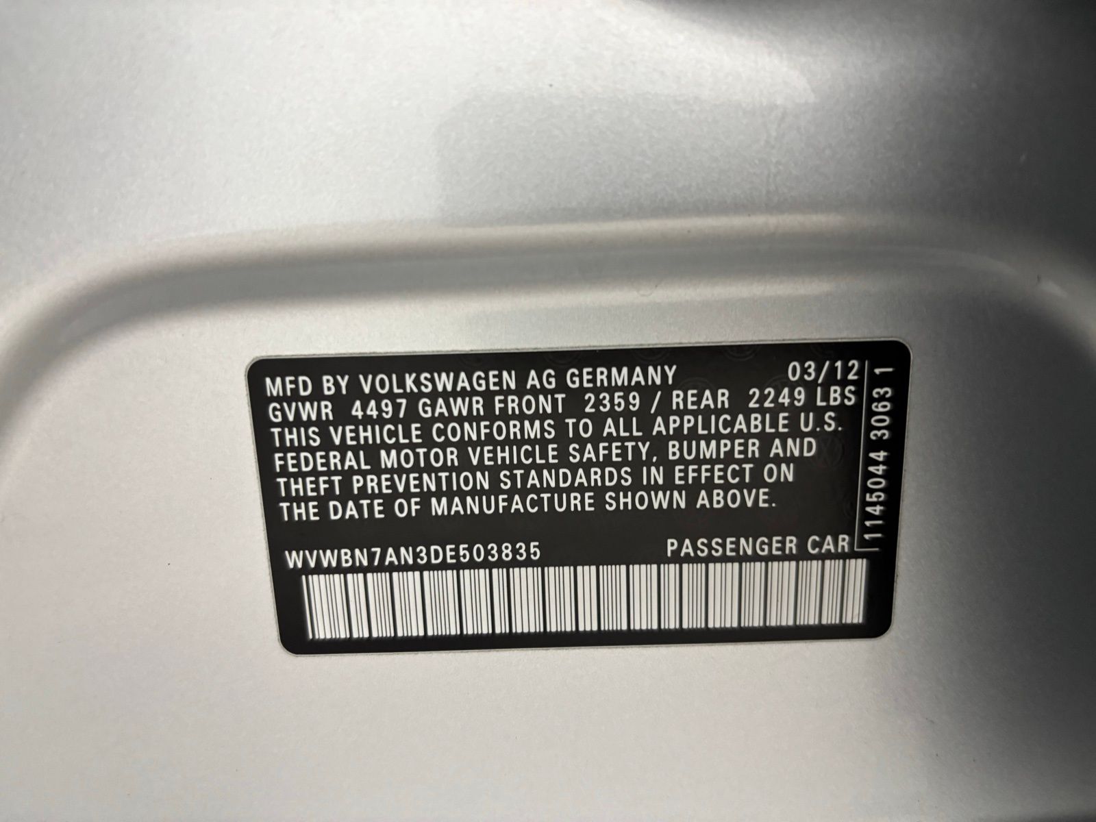 Used Car 2013 Volkswagen Cc  For Sale Under $10,000 In Austin, Texas