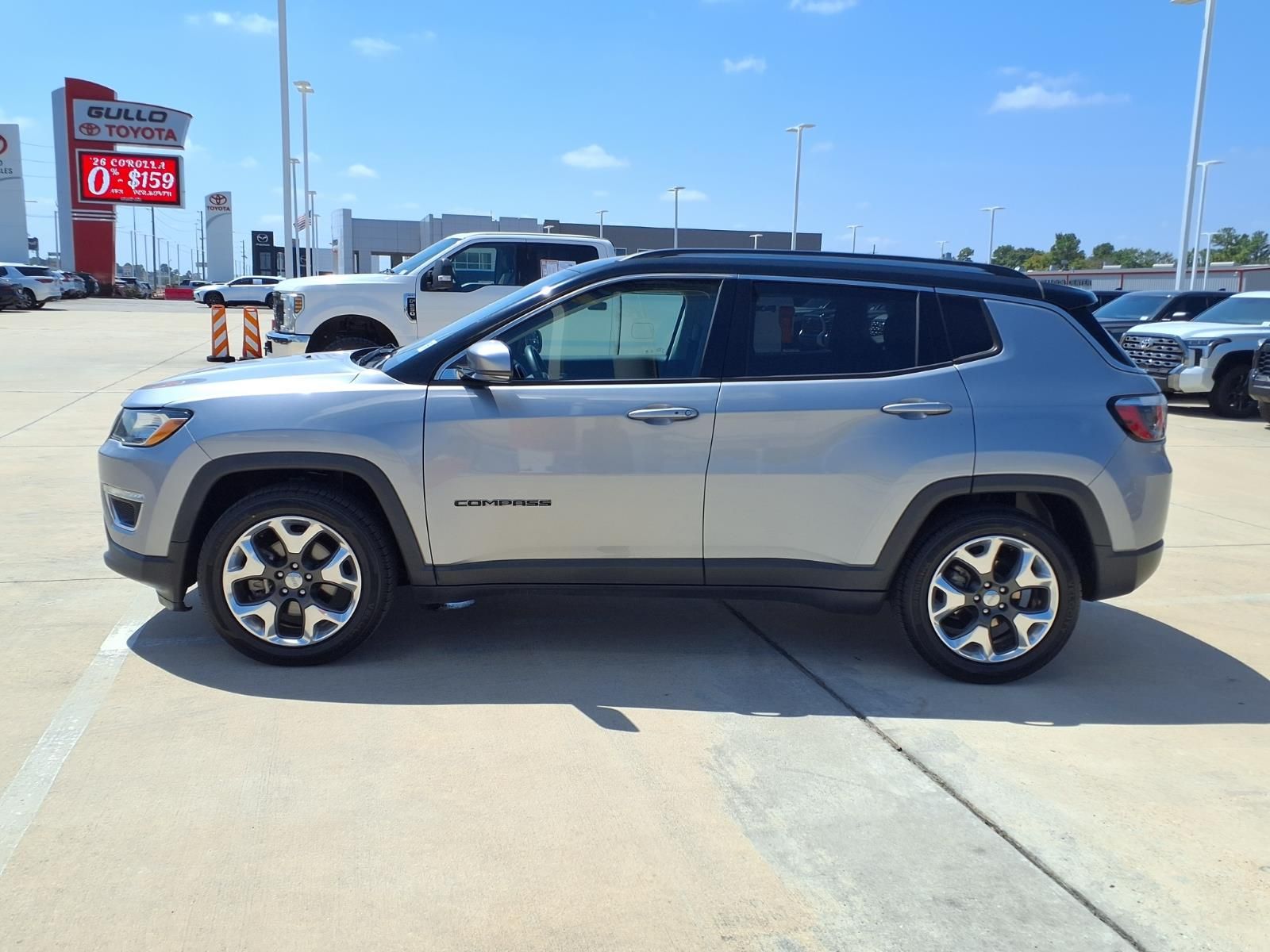 2019 Jeep Compass Limited Silver at Bravo Nissan