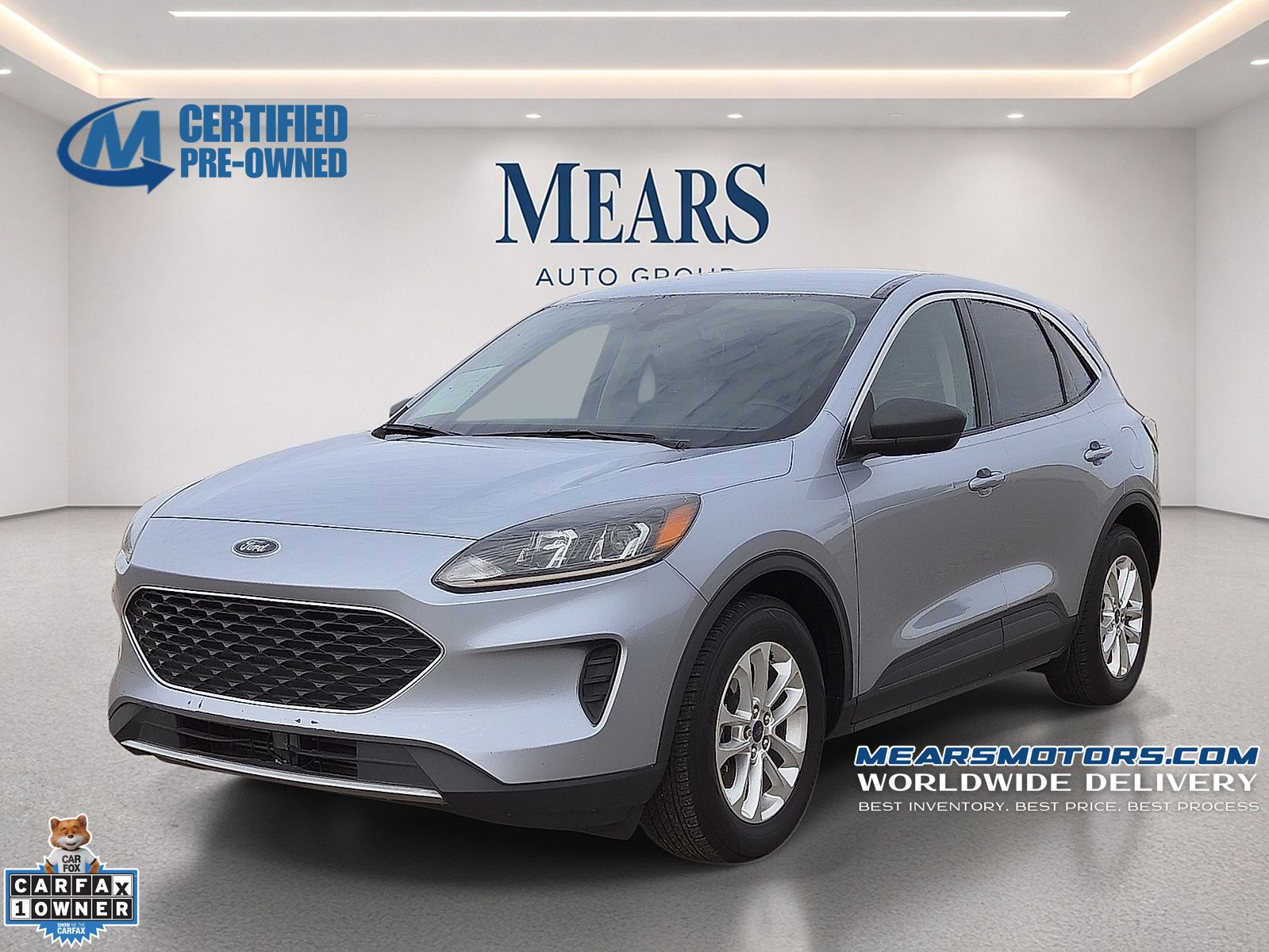 Iced Blue Silver Metallic 2022 Ford Escape SUV / Crossover Front-Wheel Drive 8-Speed Automatic