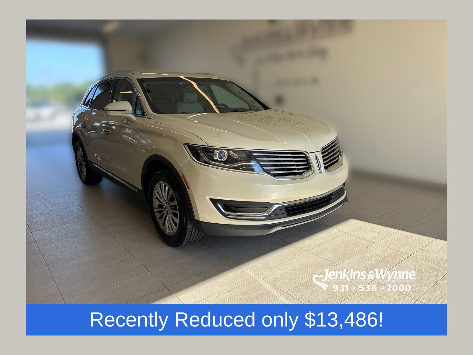 Gray (Platinum) 2016 Lincoln MKX SUV / Crossover Front-Wheel Drive 6-Speed Automatic