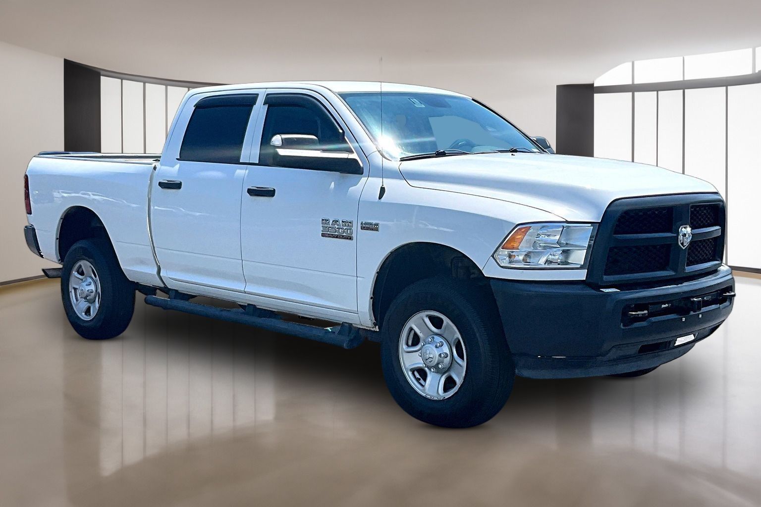 Bright White Clearcoat 2017 RAM 3500 Pickup Truck Four-Wheel Drive 6-Speed Automatic