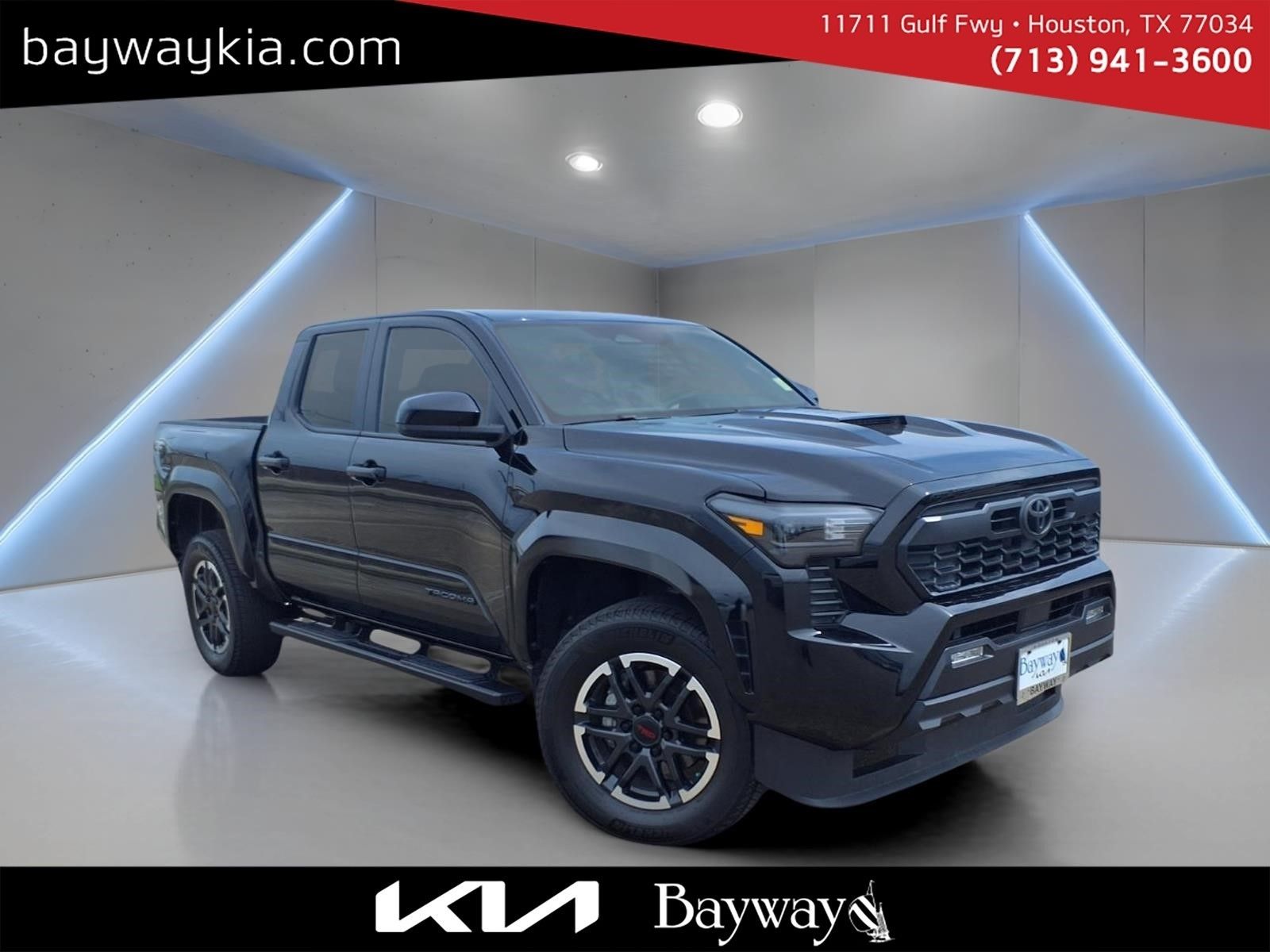 Black 2024 Toyota Tacoma Pickup Truck 4X2 8-Speed Automatic