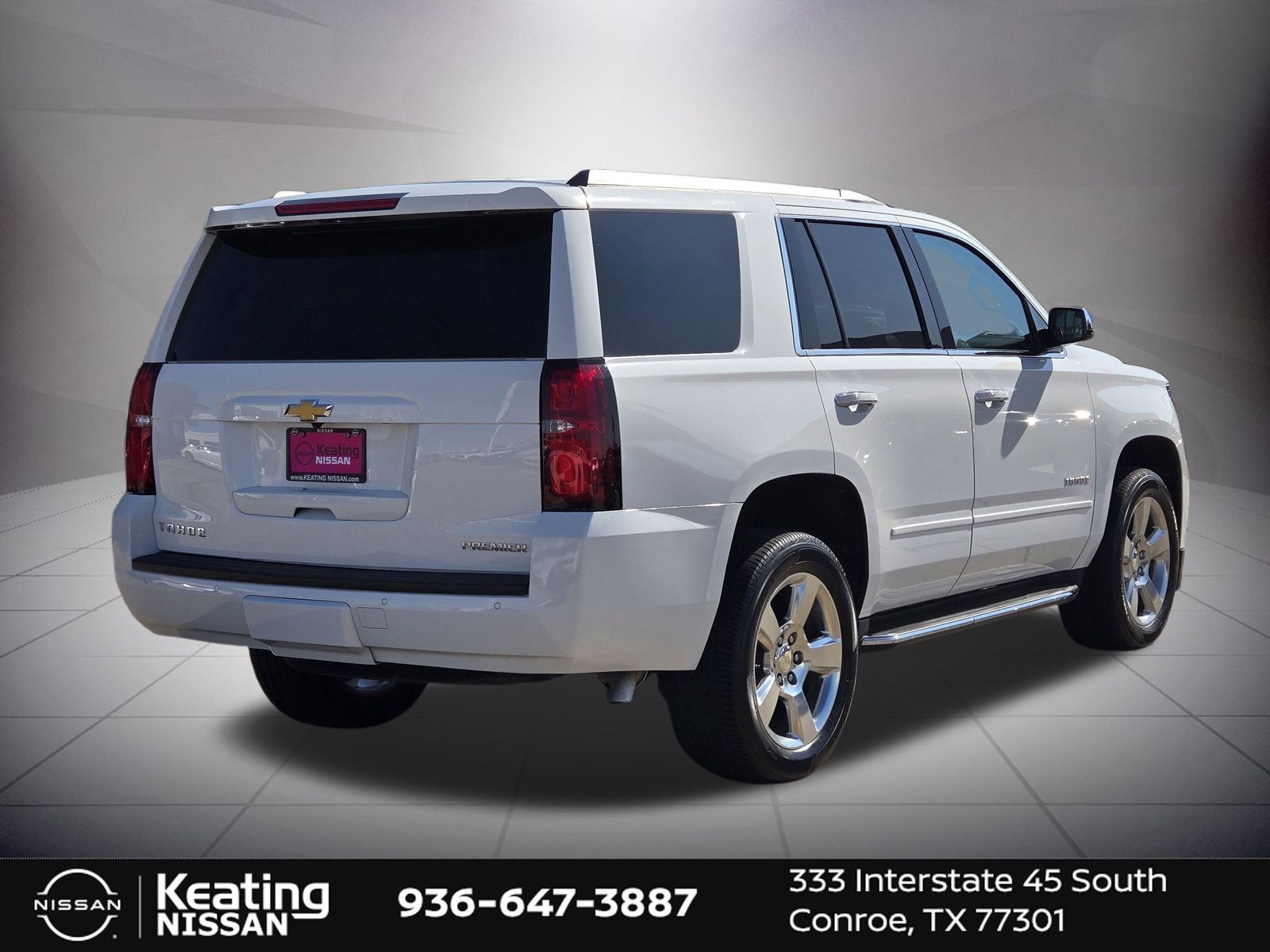 2020 Chevrolet Tahoe Premier White at Classic Elite Chevrolet Sugar Land