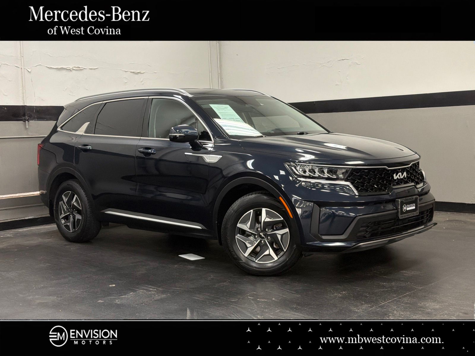 Gravity Blue 2022 Kia Sorento Hybrid SUV / Crossover Front-Wheel Drive 6-Speed Automatic