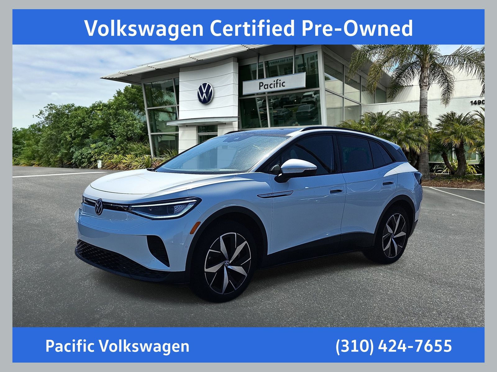 Opal White Pearl 2023 Volkswagen ID.4 SUV / Crossover Rear-Wheel Drive Automatic