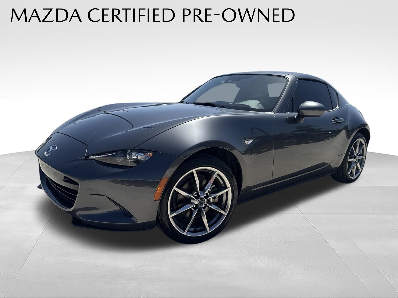 Machine Gray Metallic 2022 Mazda MX-5 Miata Convertible Rear-Wheel Drive 6-Speed Automatic