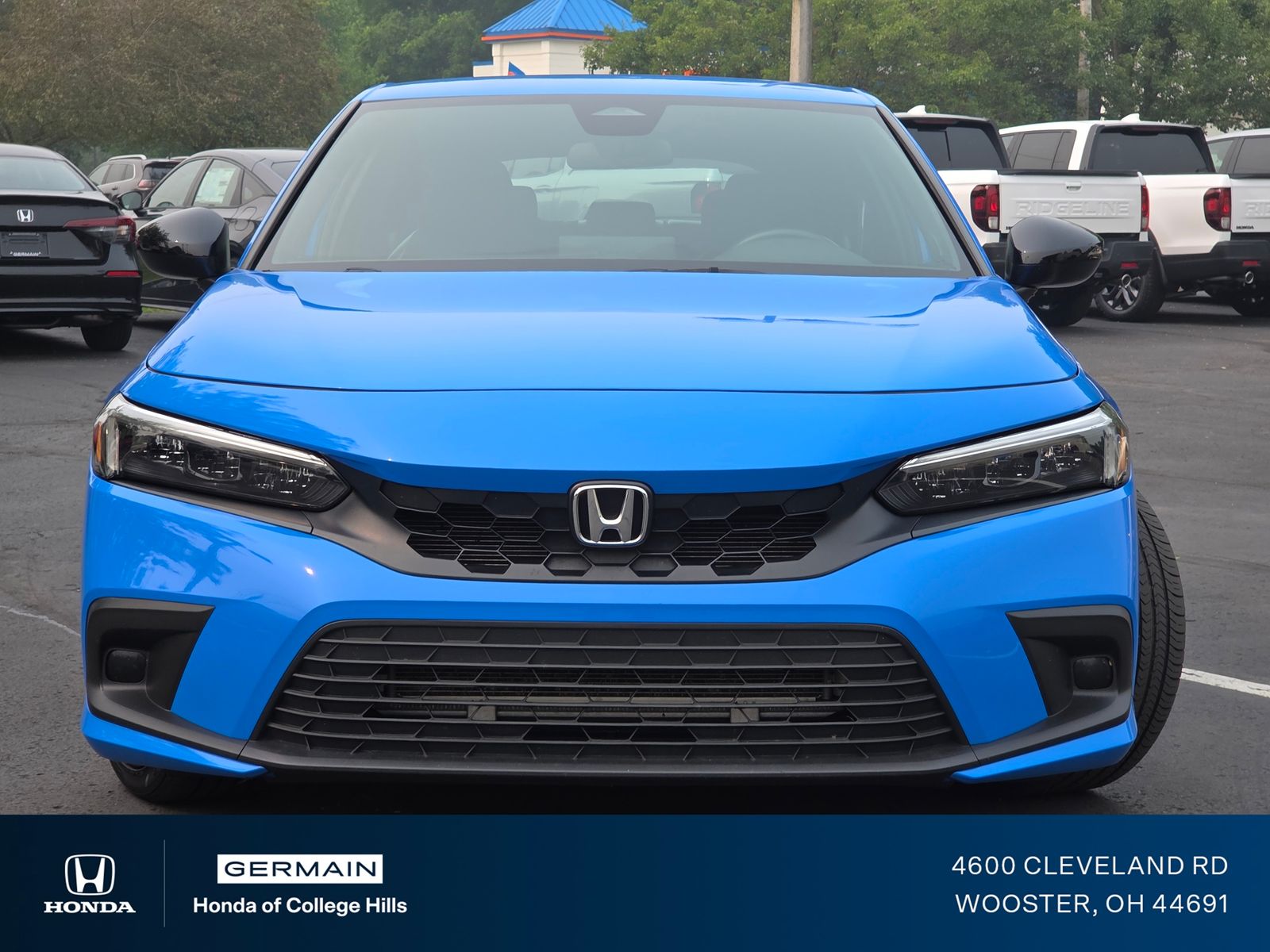 Certified Used 2023 Blue Honda Sport image 8