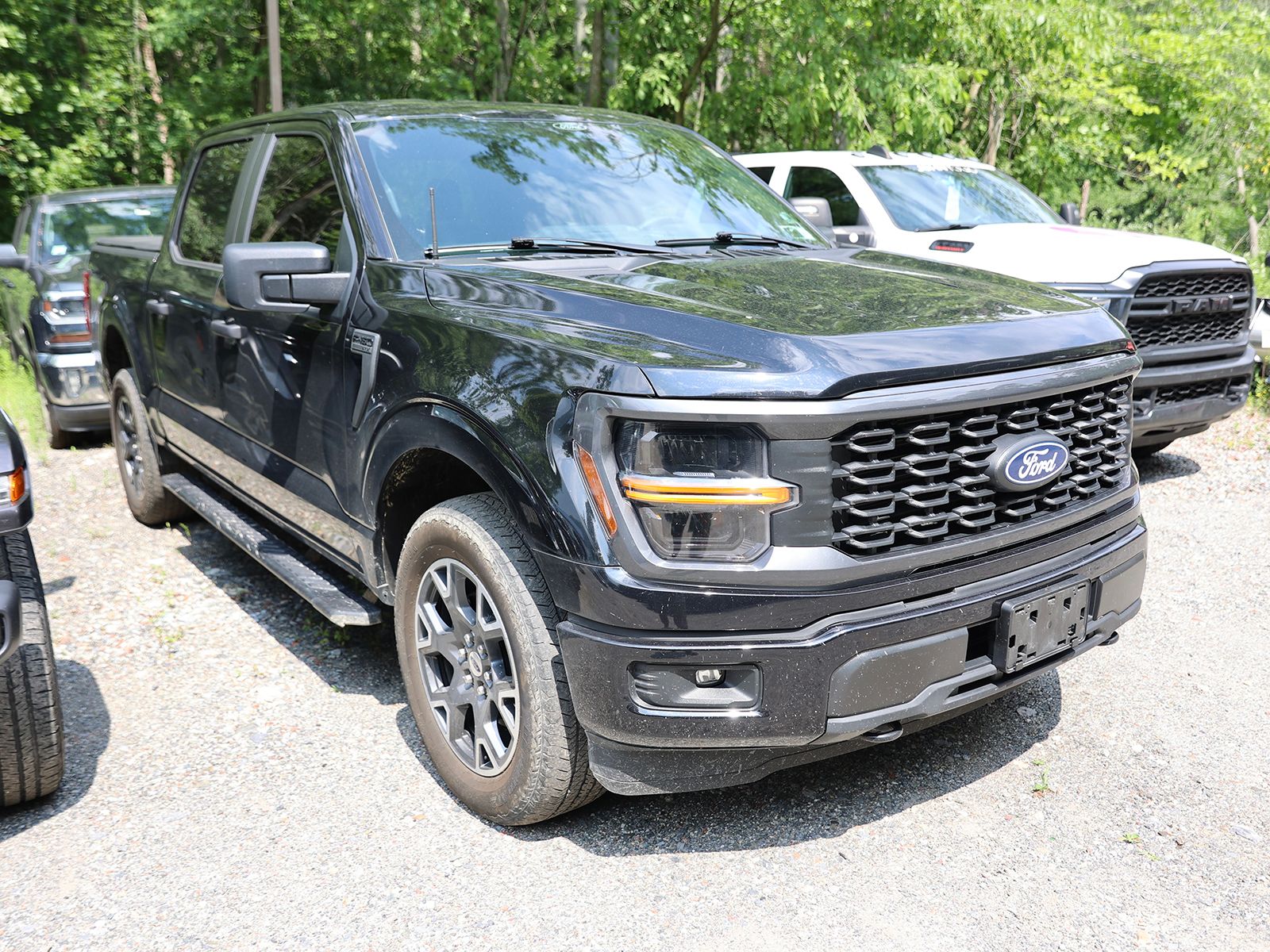 Black Metallic 2024 Ford F-150 Pickup Truck Four-Wheel Drive Automatic