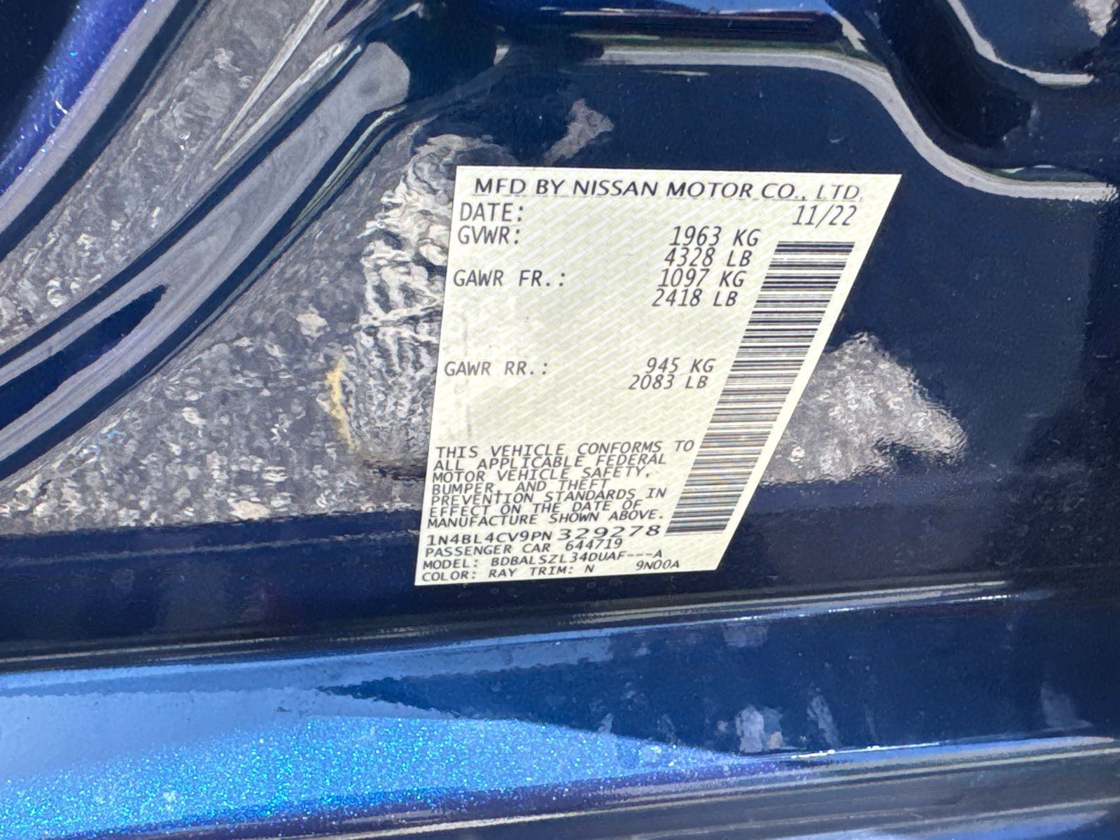Used 2023 Blue Nissan 2.5 SR image 32