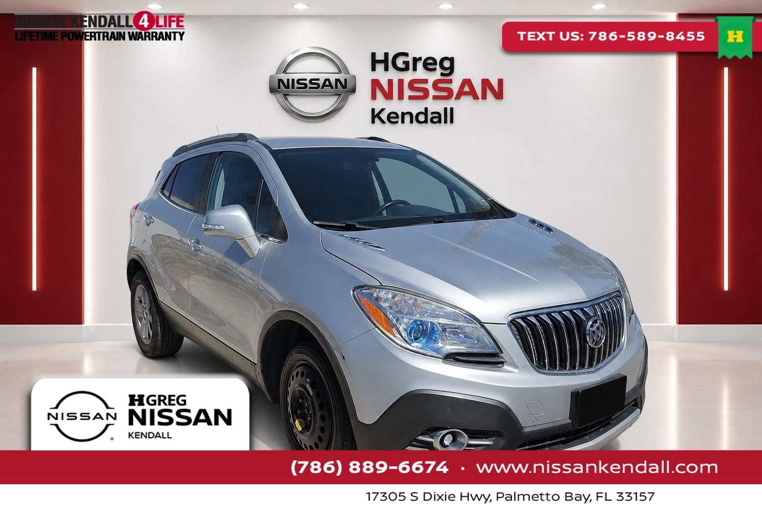 Quicksilver Metallic 2016 Buick Encore SUV / Crossover Front-Wheel Drive 6-Speed Automatic Overdrive
