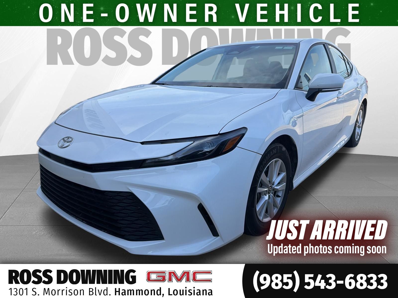 Ice 2025 Toyota Camry LE FWD Sedan Front-Wheel Drive Continuously Variable Transmission