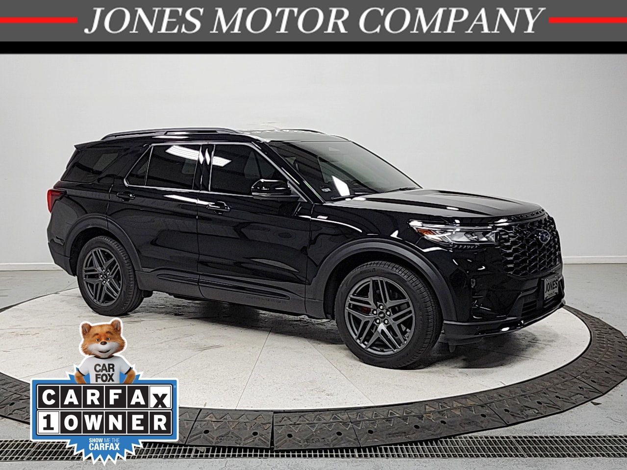 Agate Black Metallic 2025 Ford Explorer ST-Line RWD SUV / Crossover Rear-Wheel Drive Automatic