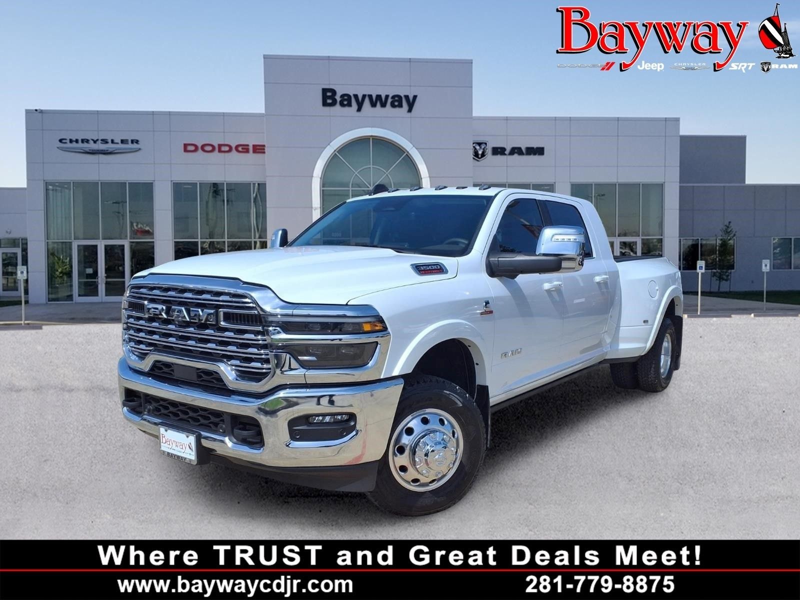 2025 Ram 3500 Limited White at Bayway Cadillac of The Woodlands