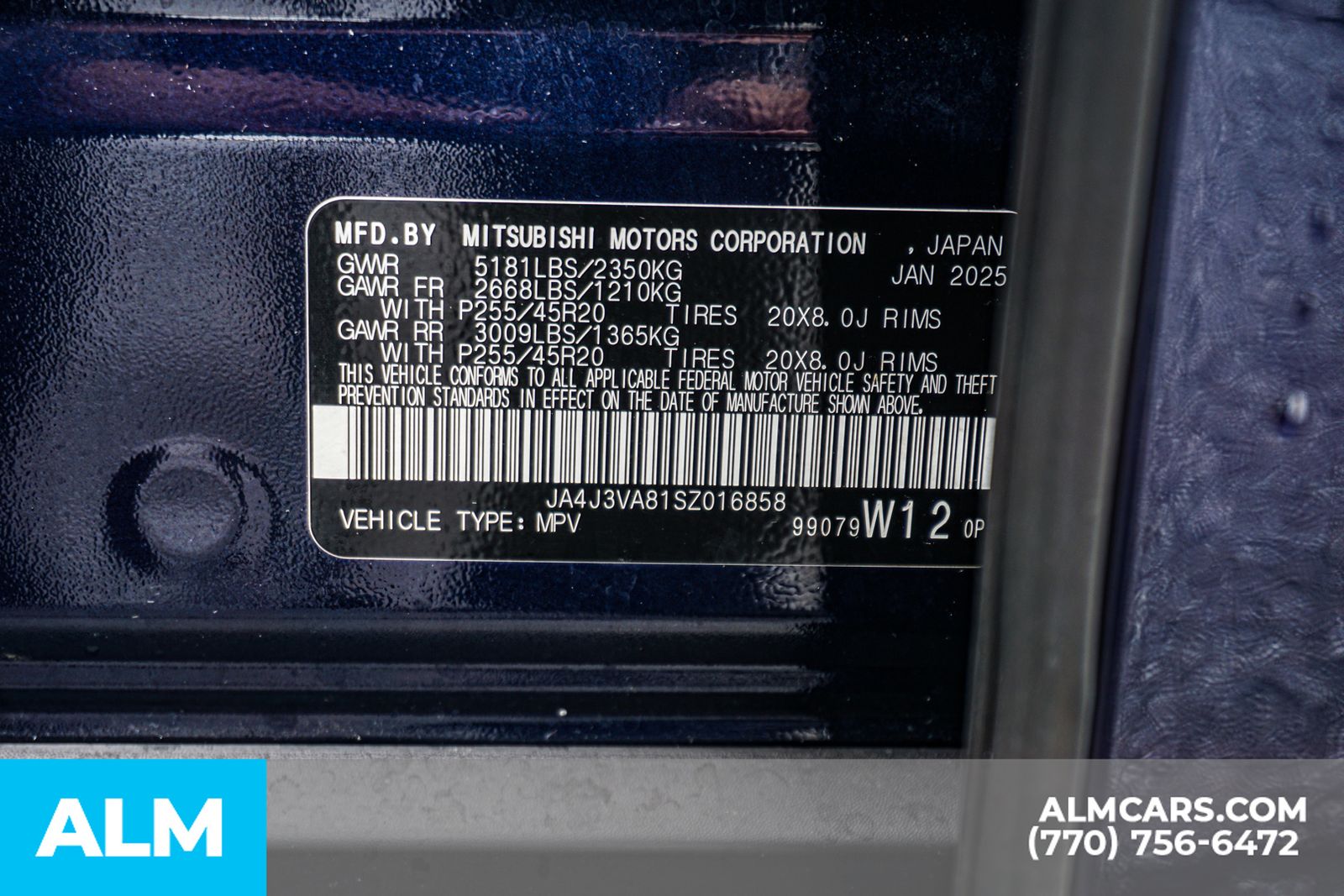 Used 2025 Blue Mitsubishi SE image 63