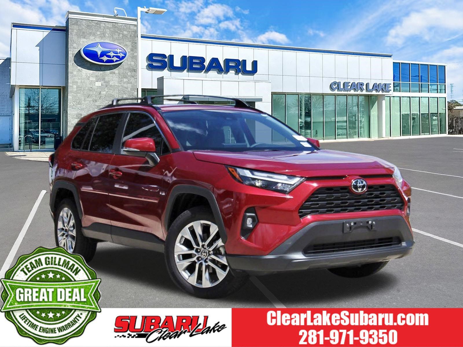 Red (Ruby Flare Pearl) 2025 Toyota RAV4 SUV / Crossover Front-Wheel Drive 8-Speed Automatic