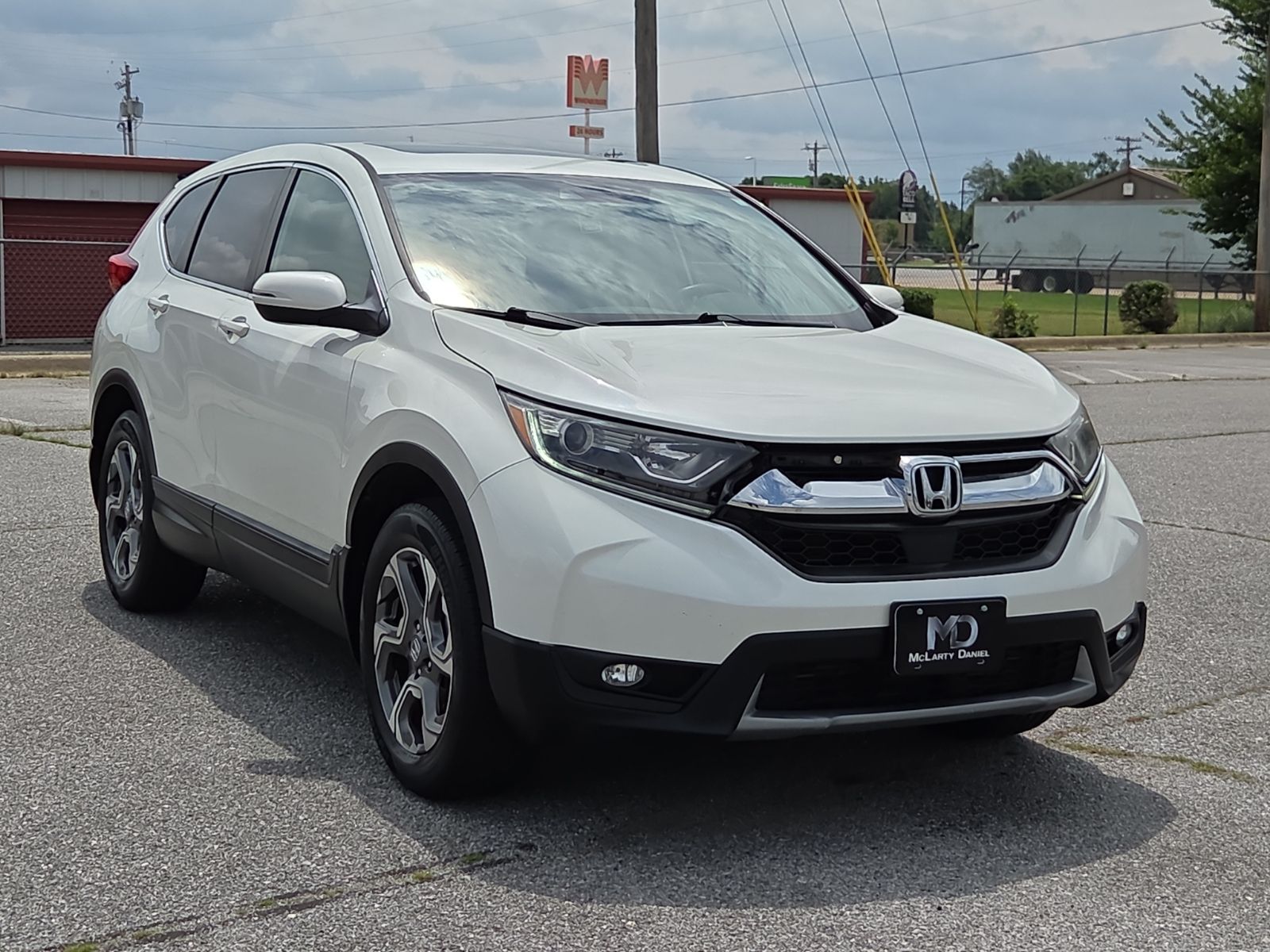 White Diamond Pearl 2017 Honda CR-V EX AWD SUV / Crossover All-Wheel Drive Continuously Variable Transmission