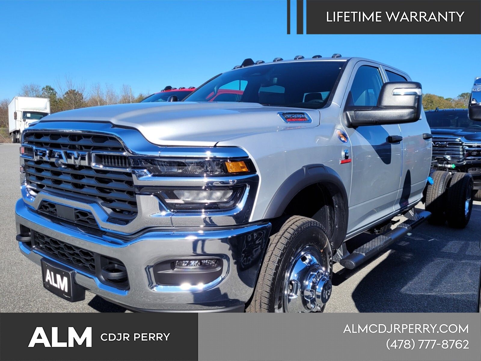 Silver Zynith 2026 RAM 3500 Chassis Tradesman Crew Cab LB DRW 4WD Pickup Truck Four-Wheel Drive 8-Speed Automatic