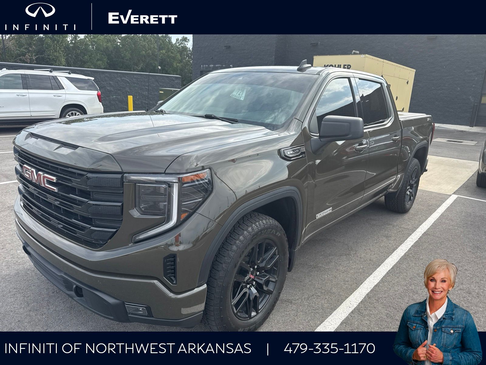 Deep Bronze Metallic 2024 GMC Sierra 1500 Pickup Truck Four-Wheel Drive Automatic