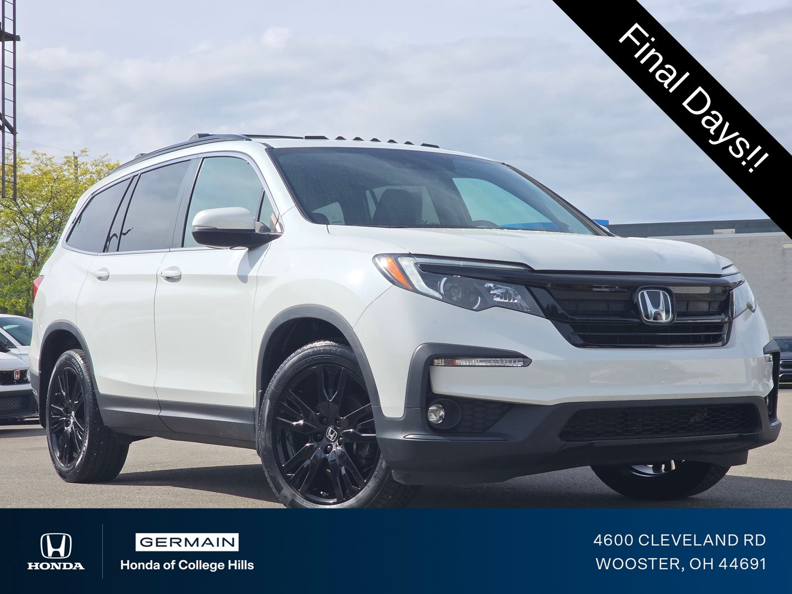 White 2022 Honda Pilot SUV / Crossover All-Wheel Drive 9-Speed Automatic