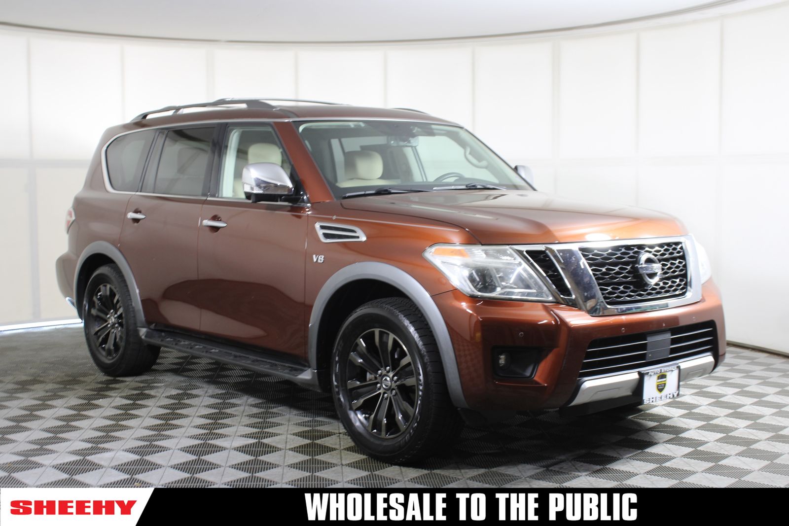 Red (Copper) 2018 Nissan Armada SUV / Crossover Four-Wheel Drive 7-Speed Automatic