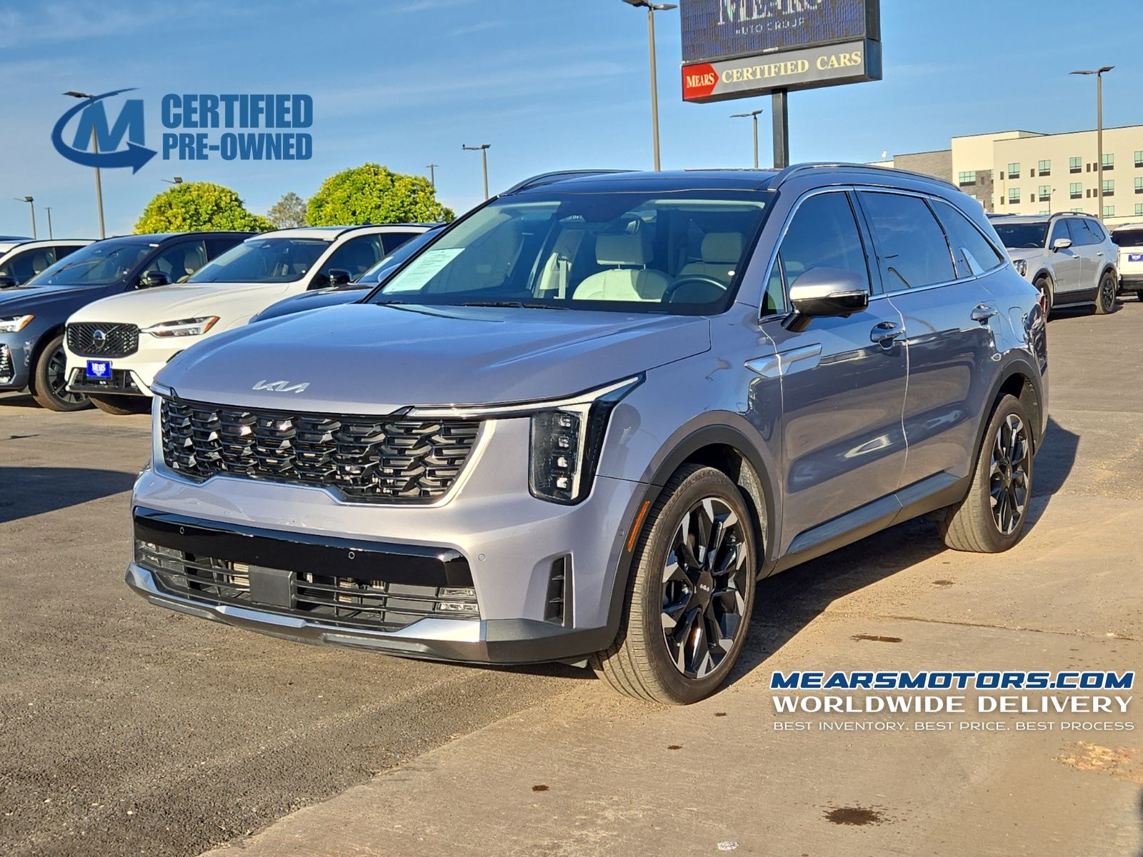 Everlasting Silver 2024 Kia Sorento SUV / Crossover Front-Wheel Drive 8-Speed Dual Clutch