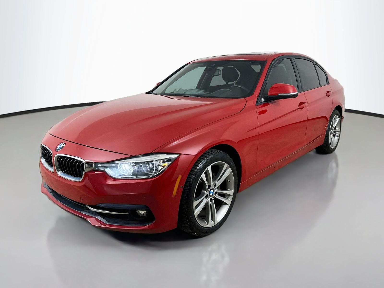 Melbourne Red Metallic 2016 BMW 3 Series Sedan All-Wheel Drive 8-Speed Automatic
