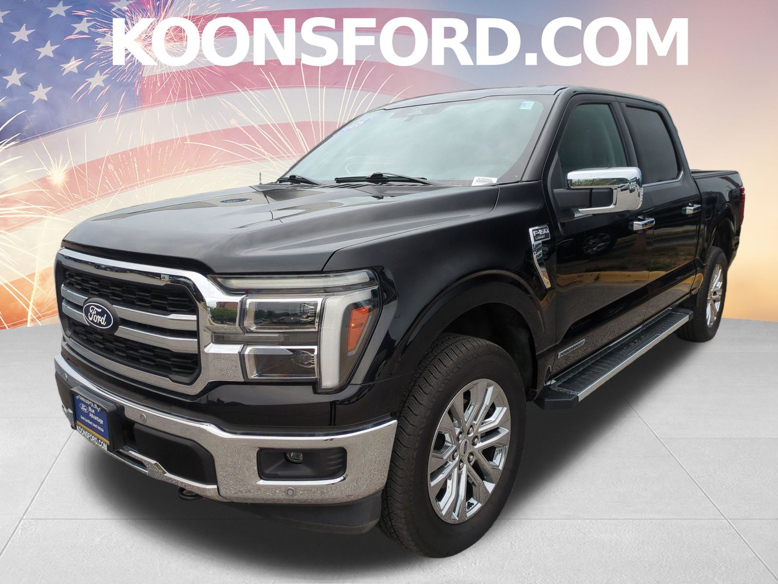 Black Metallic 2025 Ford F-150 Pickup Truck Four-Wheel Drive Automatic