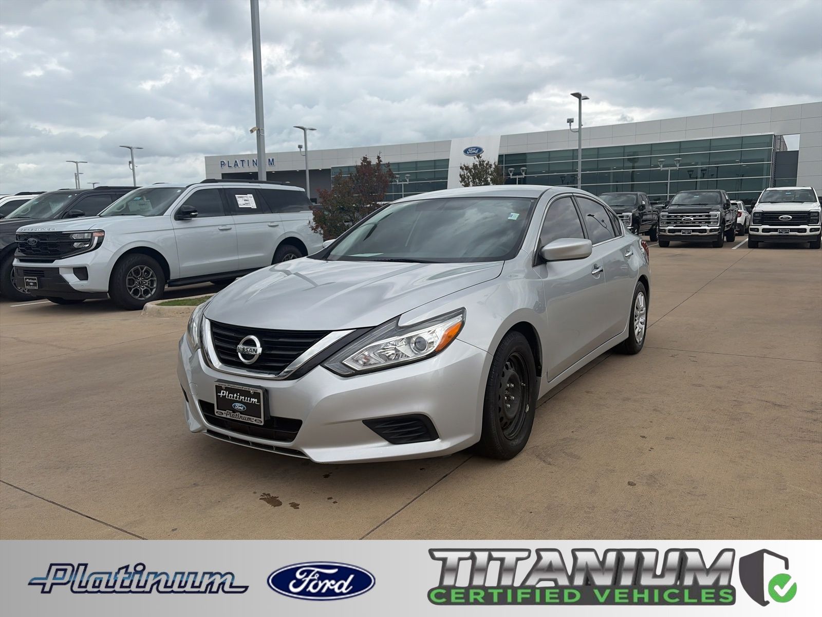 Brilliant Silver Metallic 2017 Nissan Altima 2.5 S Sedan Front-Wheel Drive Continuously Variable Transmission
