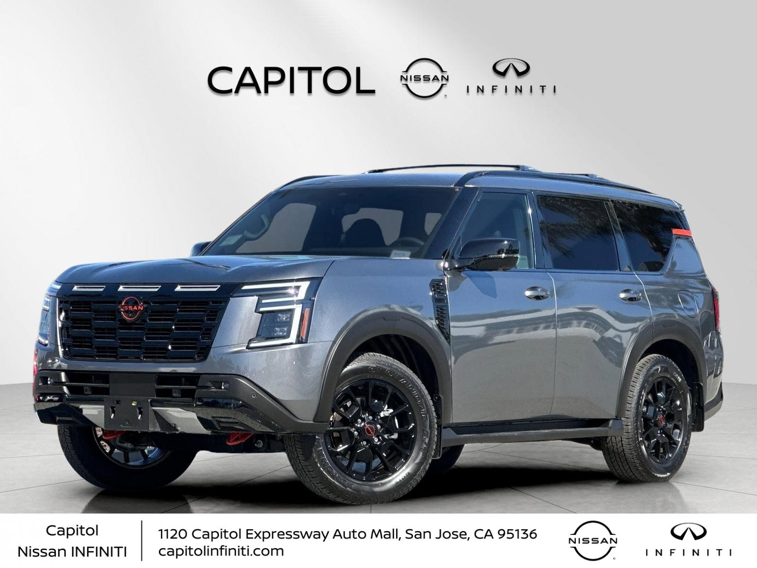 Gray (Gun Metallic) 2026 Nissan Armada PRO-4X 4WD SUV / Crossover Four-Wheel Drive 9-Speed Automatic