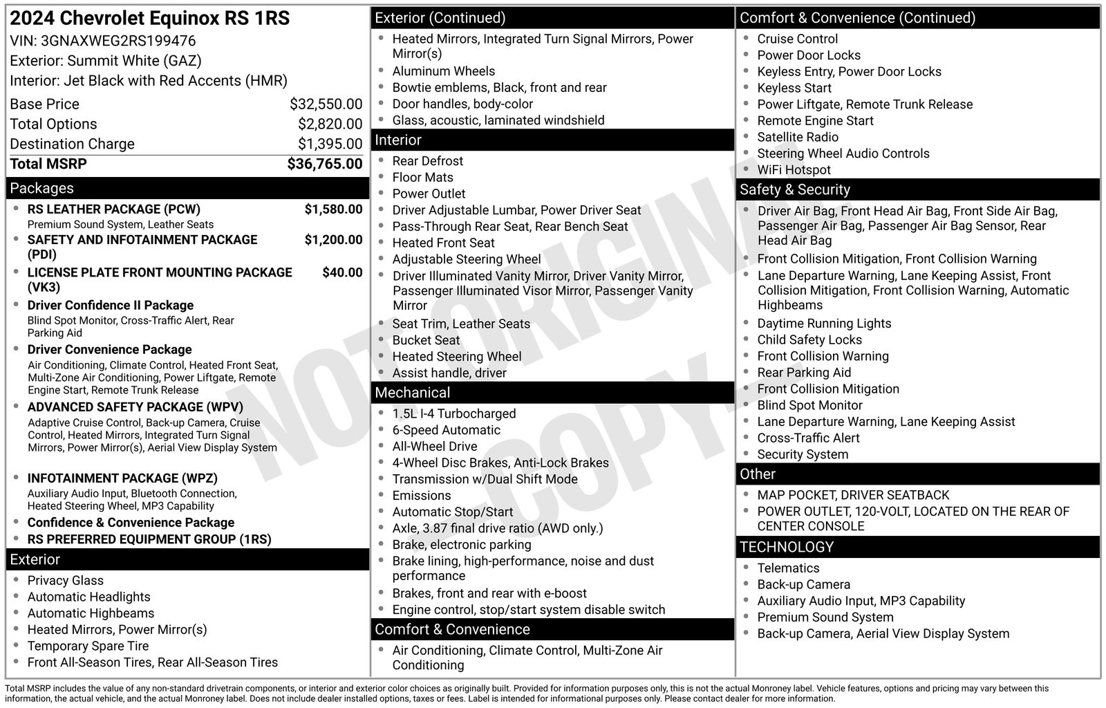 Used Car 2024 Chevrolet Equinox  Rs For Sale Under $30,000 In Austin, Texas