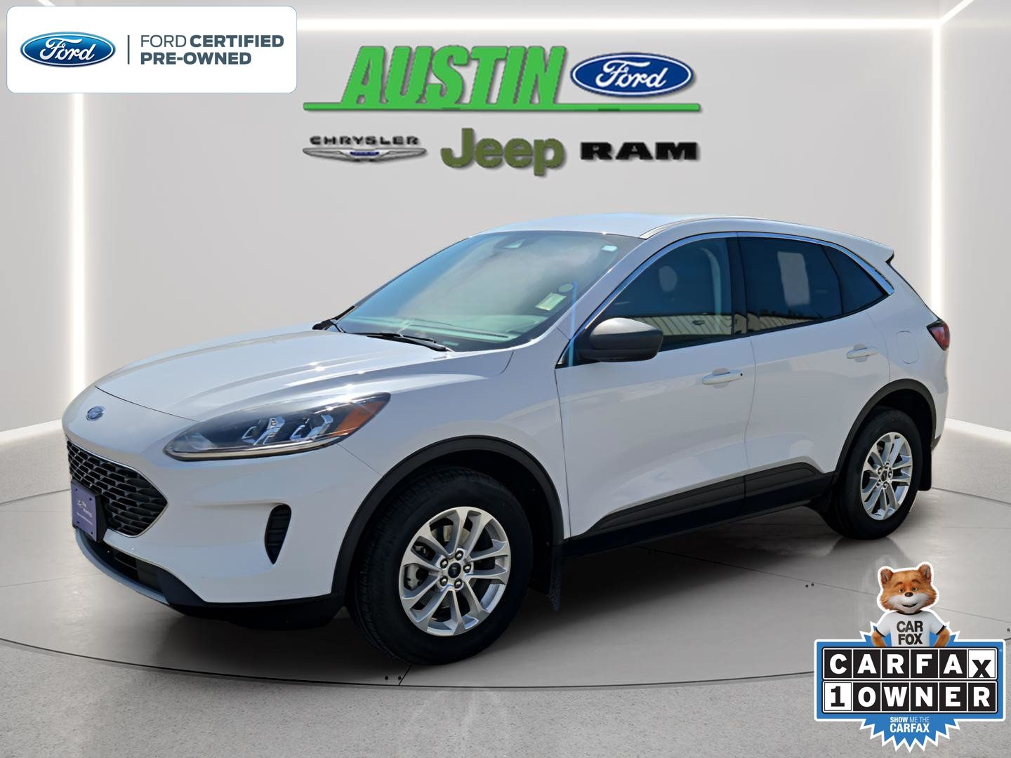 Oxford White 2022 Ford Escape SUV / Crossover All-Wheel Drive 8-Speed Automatic