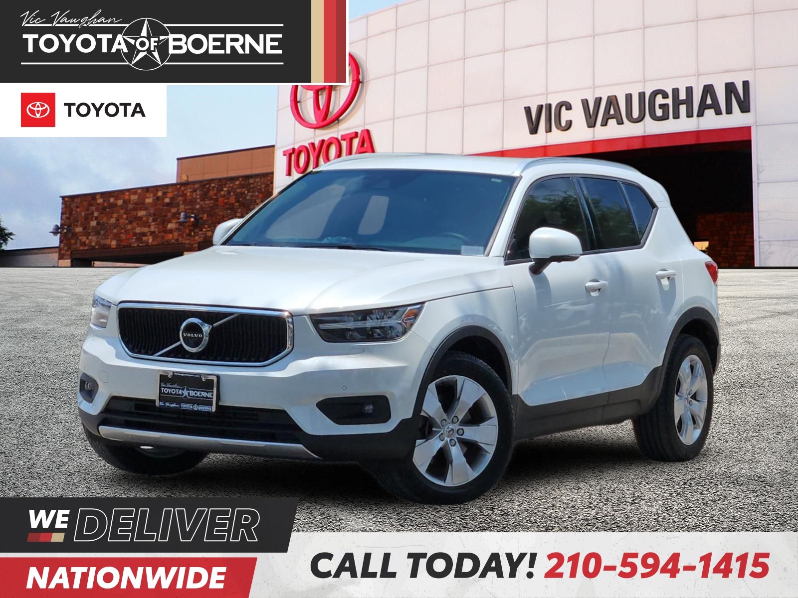 Crystal White 2021 Volvo XC40 SUV / Crossover All-Wheel Drive Automatic